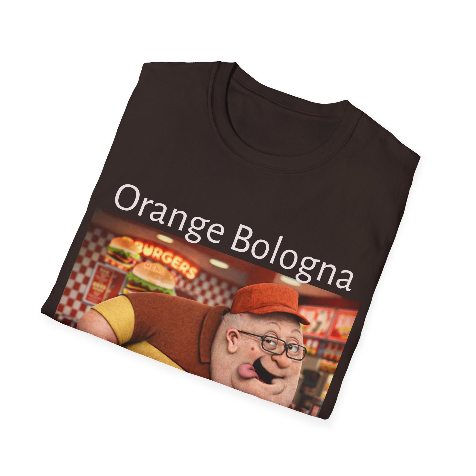 Orange Bologna T-Shirt — Funny Retro Cartoon Graphic Tee