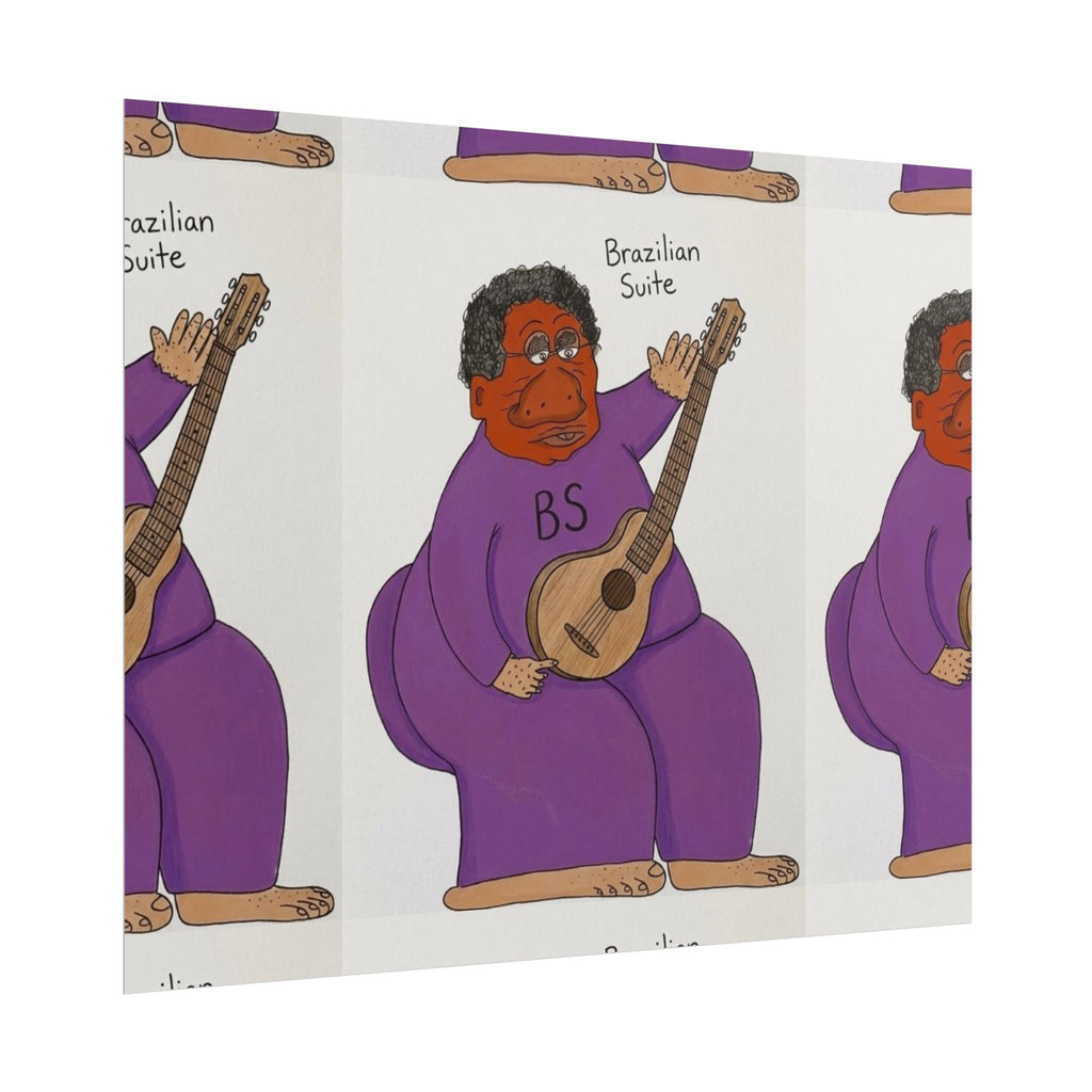 Brazilian Suite Guitarist Rolled Poster