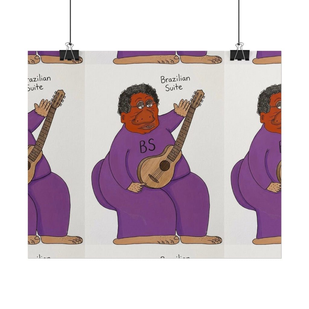 Brazilian Suite Guitarist Rolled Poster