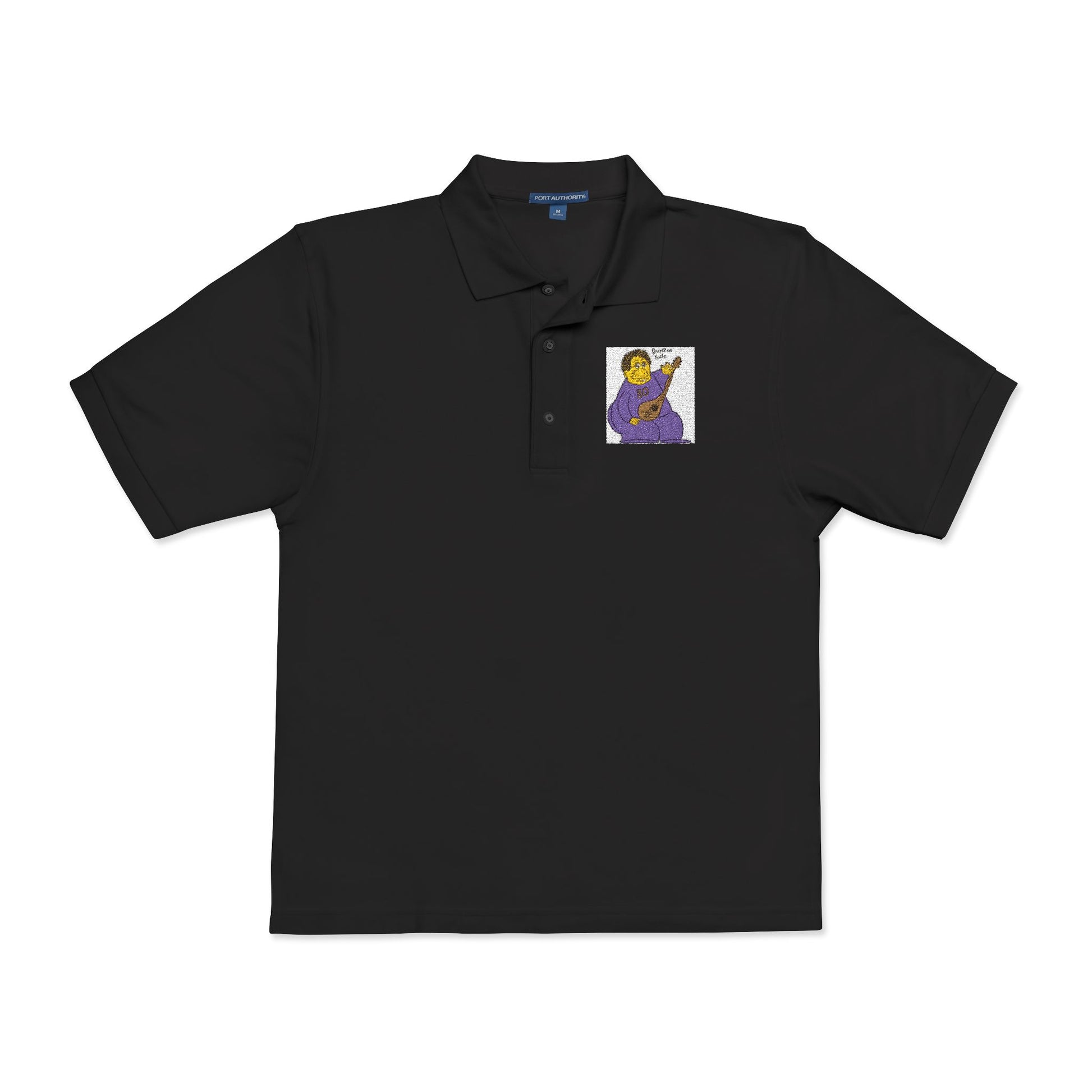 Embroidered Purple Dancer Polo