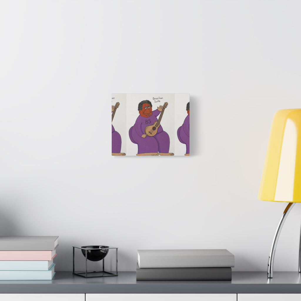 Brazilian Suite Musician Matte Canvas Wall Art