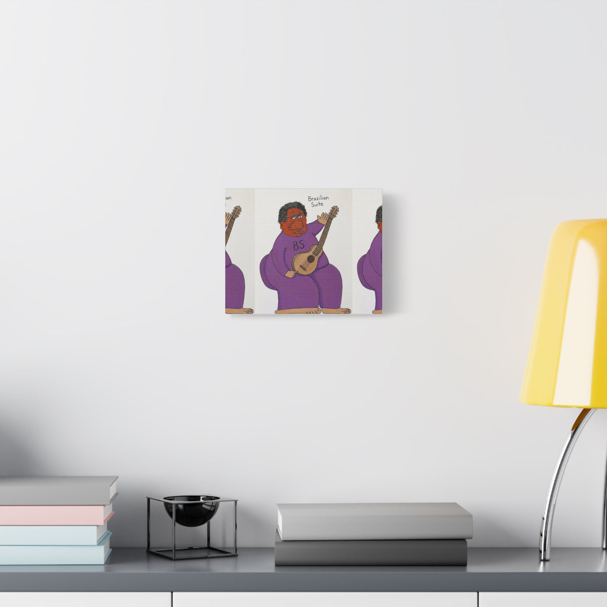 Brazilian Suite Musician Matte Canvas Wall Art