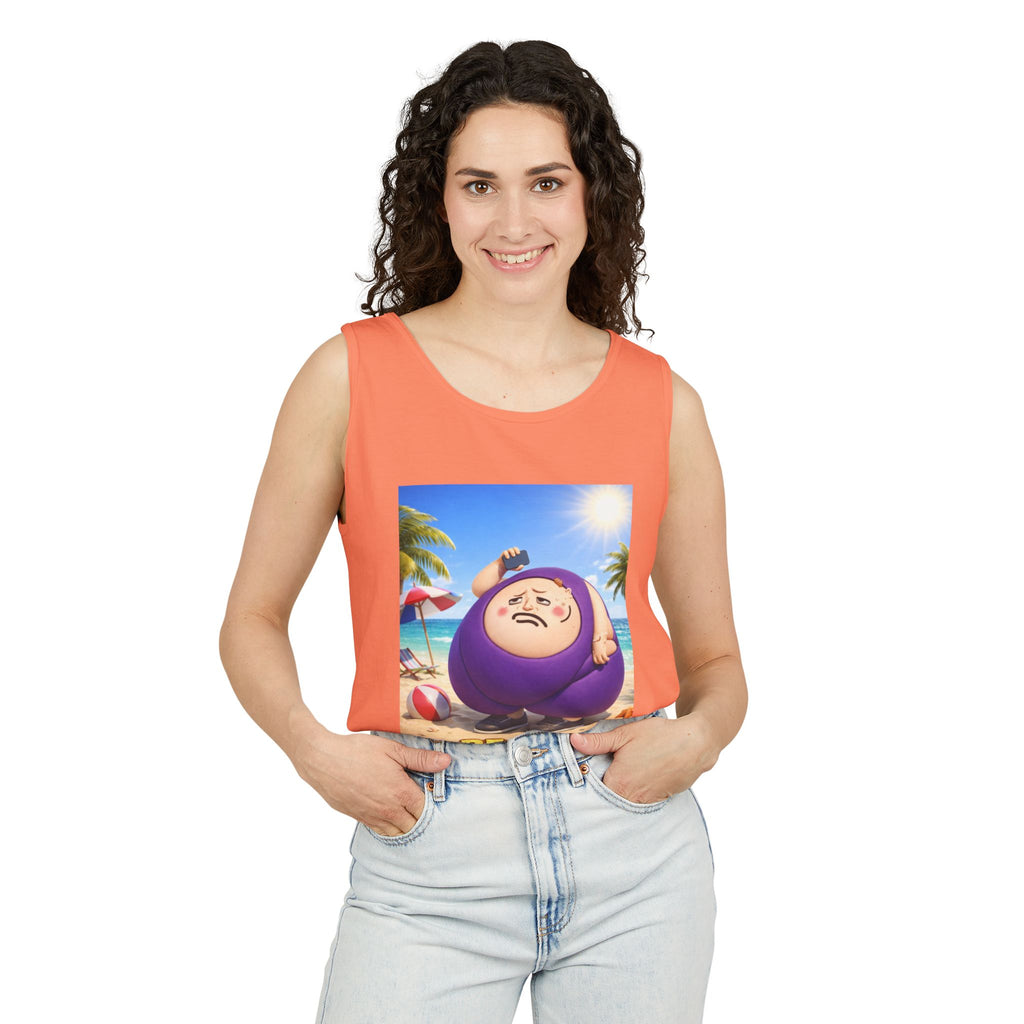Beach Bummer Tank Top — Funny Summer Vacation Graphic Tank