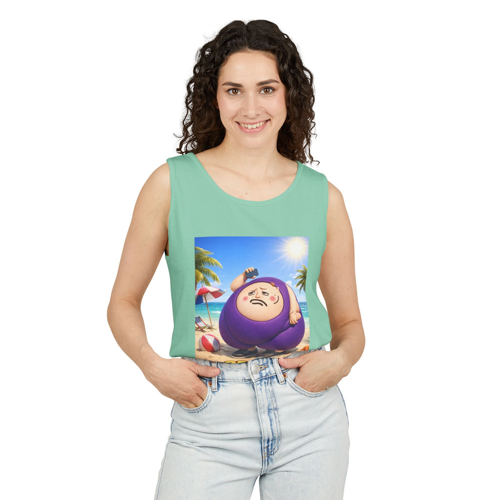 Beach Bummer Tank Top — Funny Summer Vacation Graphic Tank