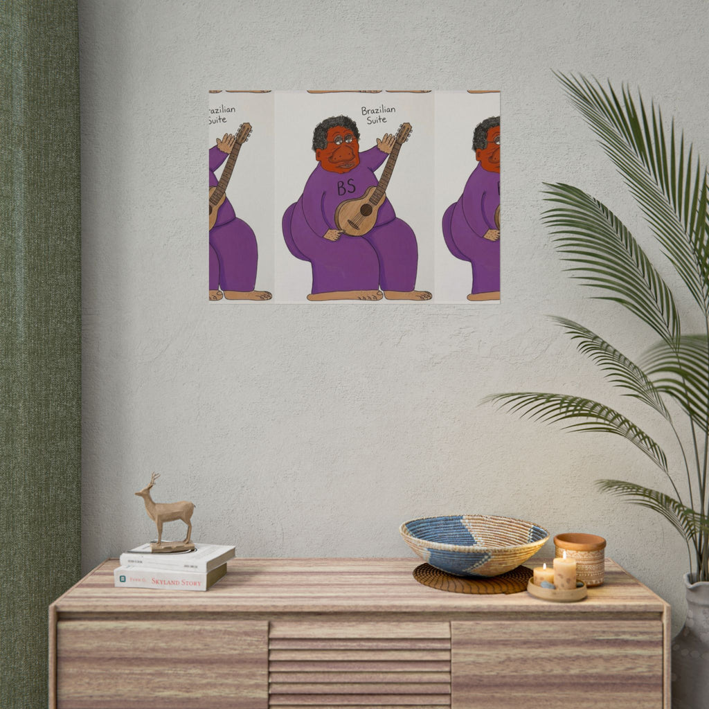 Brazilian Suite Guitarist Rolled Poster
