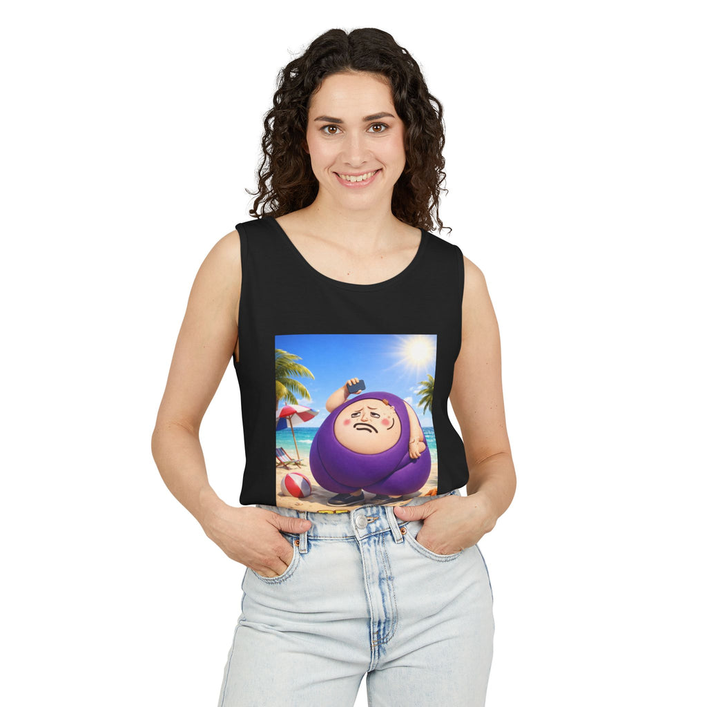 Beach Bummer Tank Top — Funny Summer Vacation Graphic Tank