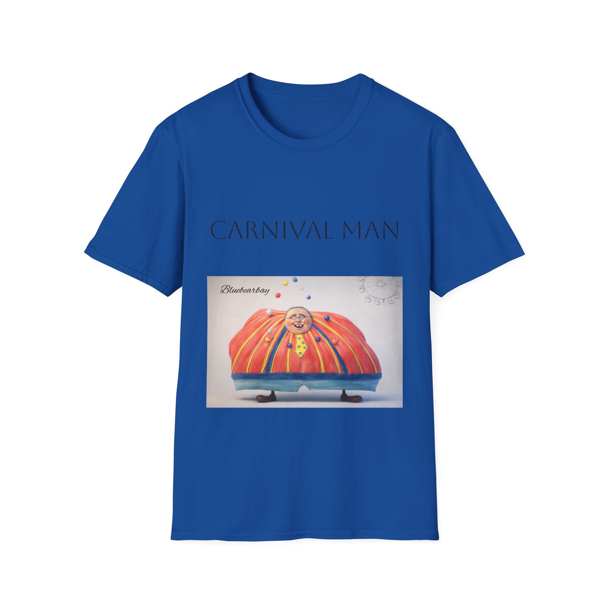T-Shirt — "Carnival Man" Colorful Clown Art Tee