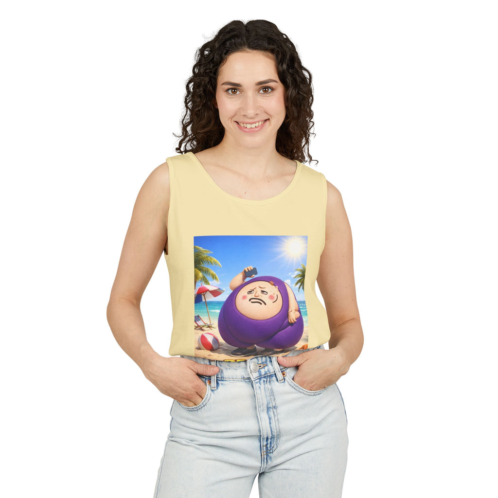 Beach Bummer Tank Top — Funny Summer Vacation Graphic Tank