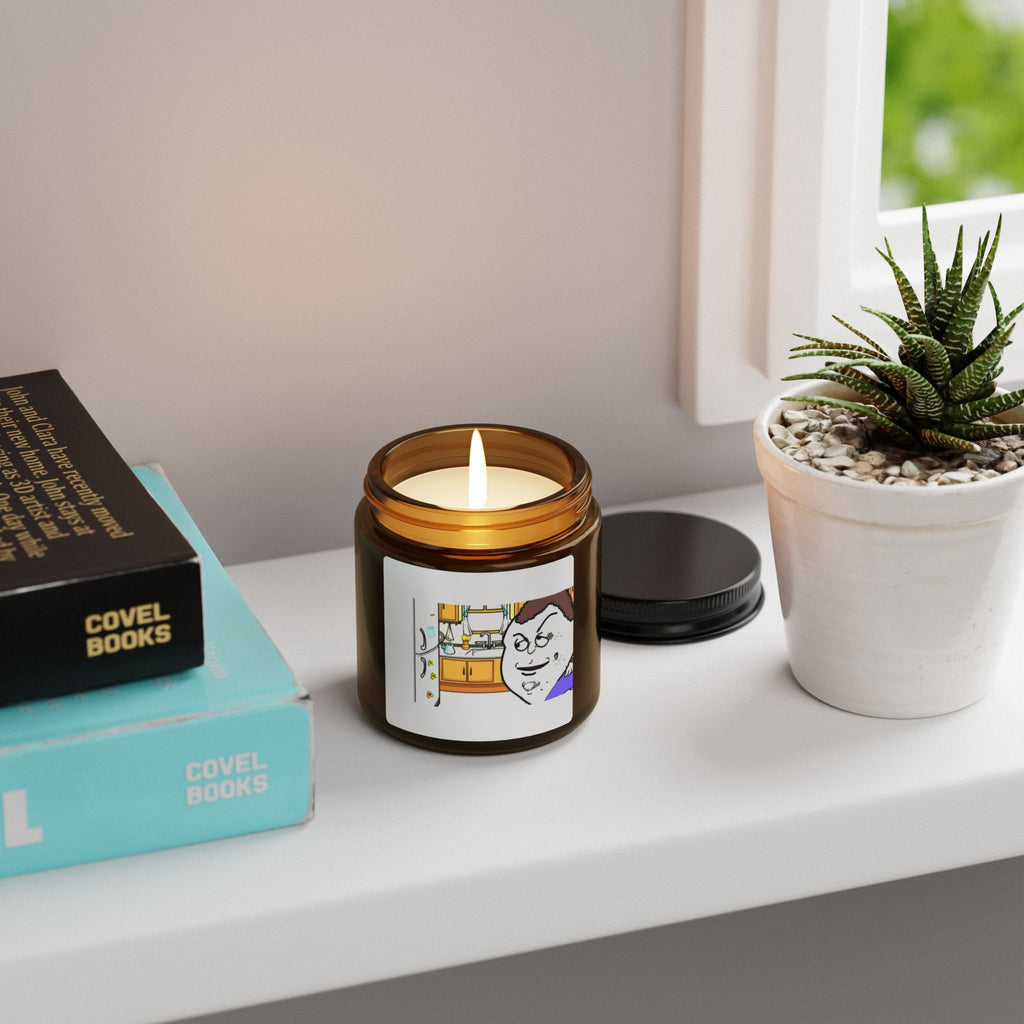 Kitchen Nostalgia Soy Candle — Amber Jar Scented Candle (Multi-Size)