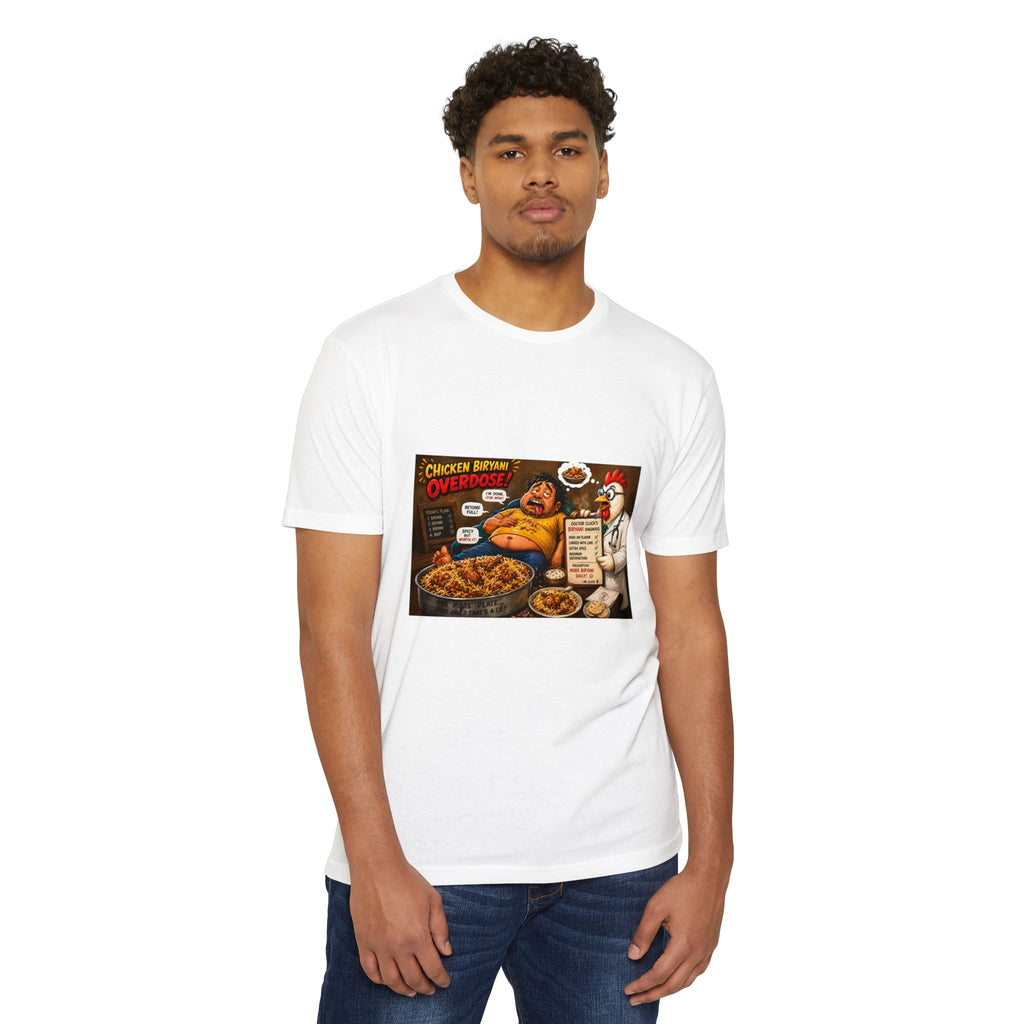 Chicken Biryani 'Overdose' T-Shirt — Funny Foodie Graphic Tee