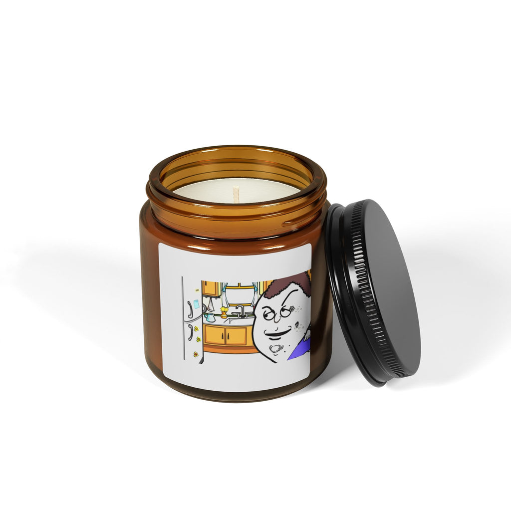 Kitchen Nostalgia Soy Candle — Amber Jar Scented Candle (Multi-Size)