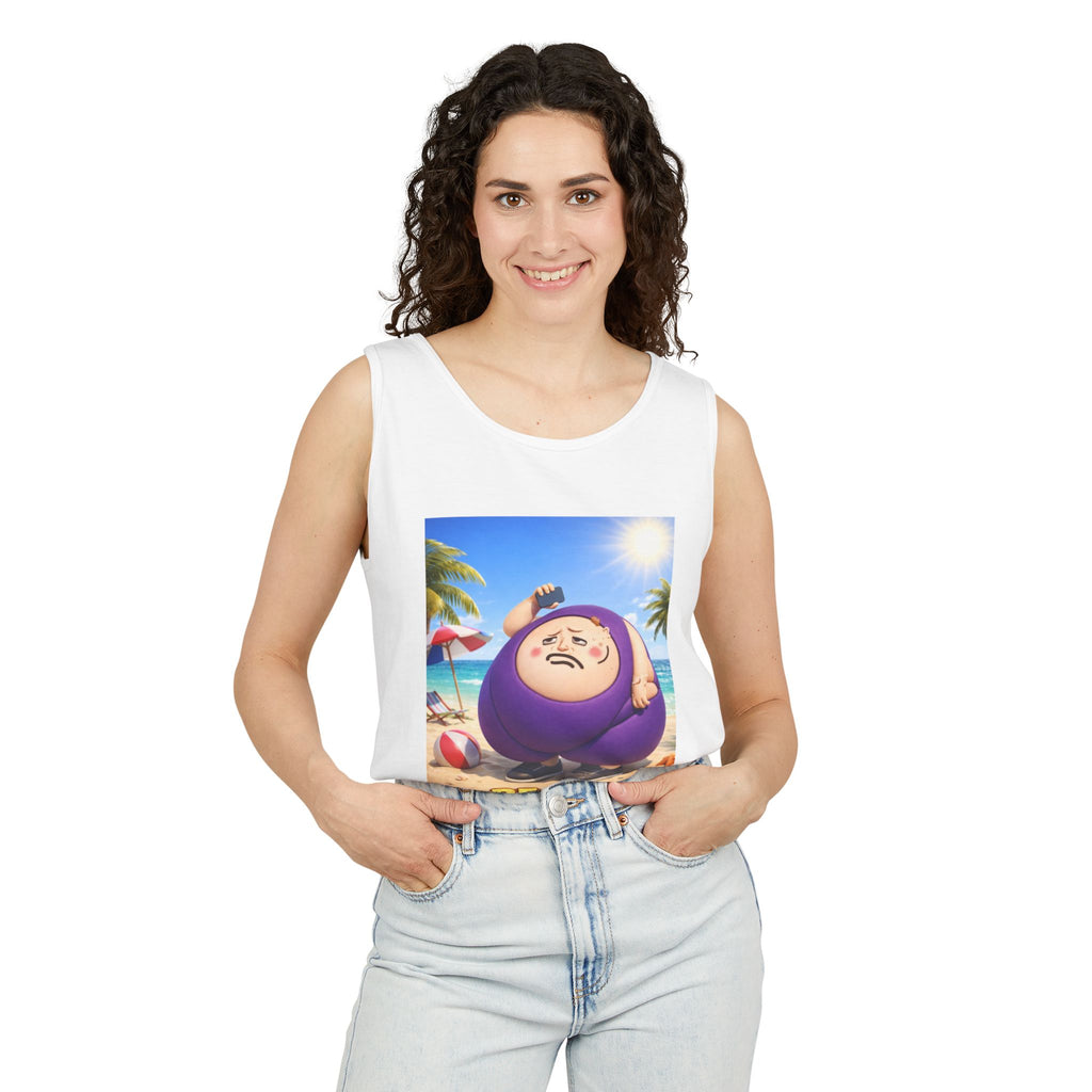 Beach Bummer Tank Top — Funny Summer Vacation Graphic Tank