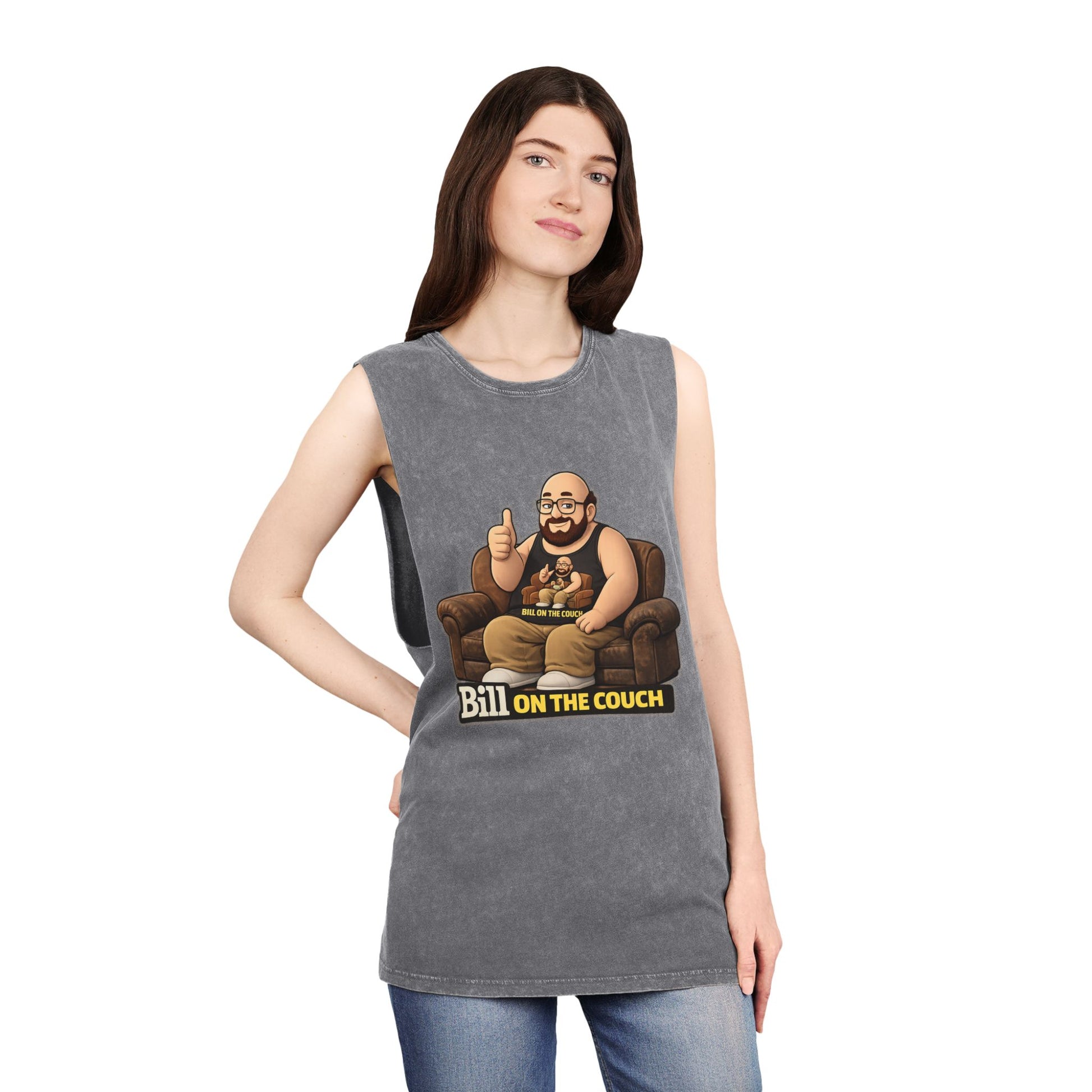 Unisex Stonewash Tank Top