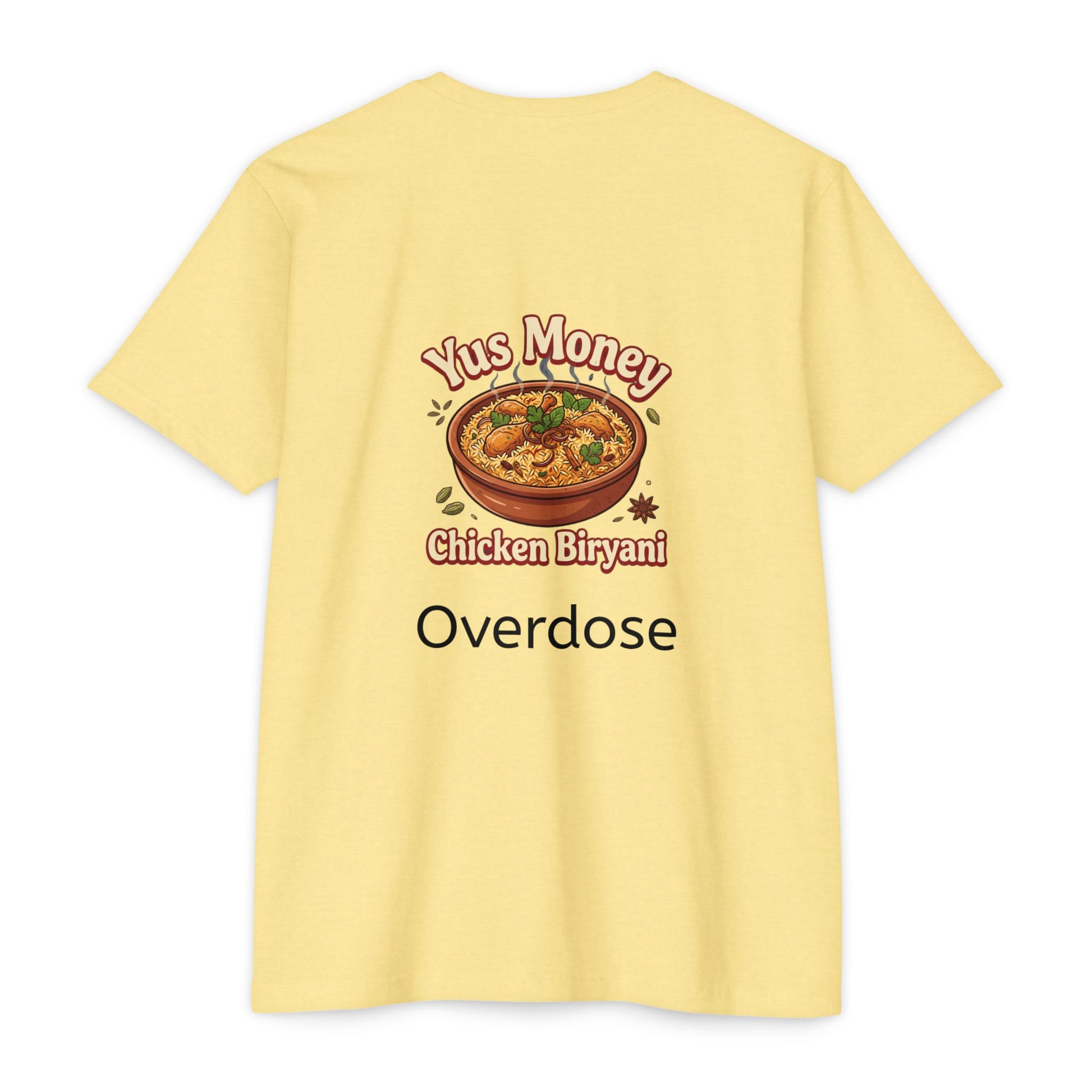 Chicken Biryani 'Overdose' T-Shirt — Funny Foodie Graphic Tee