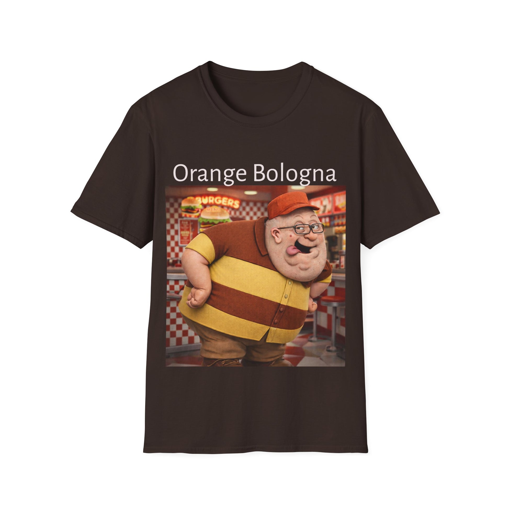 Orange Bologna T-Shirt — Funny Retro Cartoon Graphic Tee