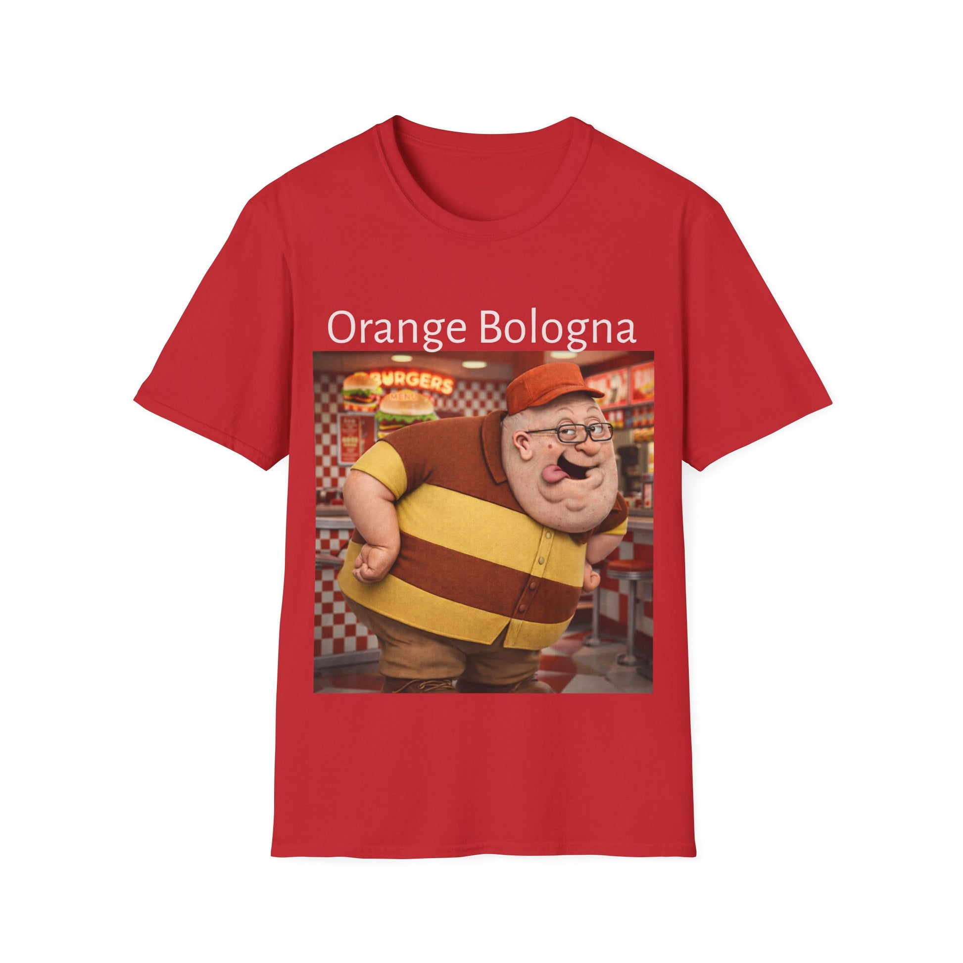 Orange Bologna T-Shirt — Funny Retro Cartoon Graphic Tee