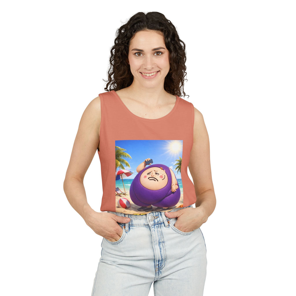Beach Bummer Tank Top — Funny Summer Vacation Graphic Tank