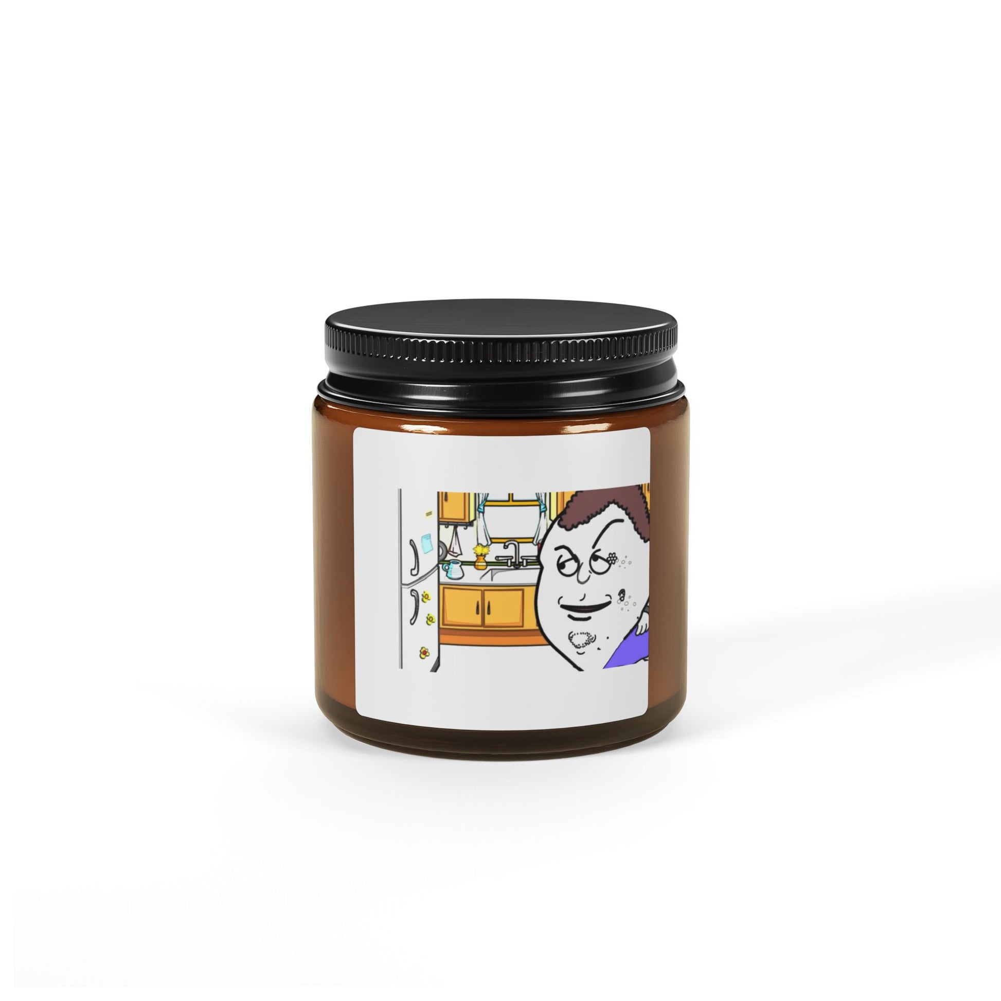 Kitchen Nostalgia Soy Candle — Amber Jar Scented Candle (Multi-Size)