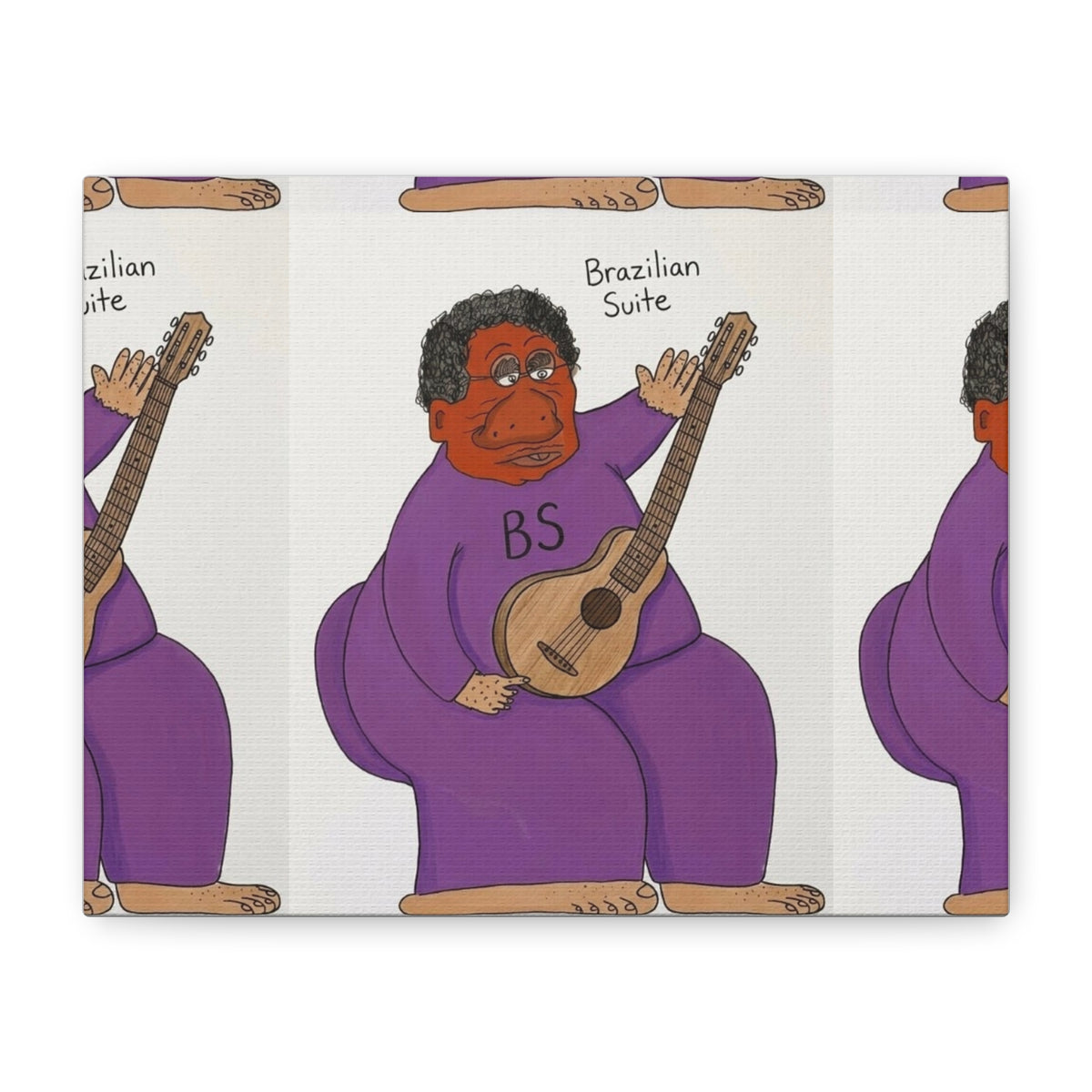 Brazilian Suite Musician Matte Canvas