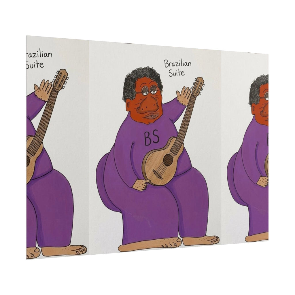 Brazilian Suite Guitarist Rolled Poster