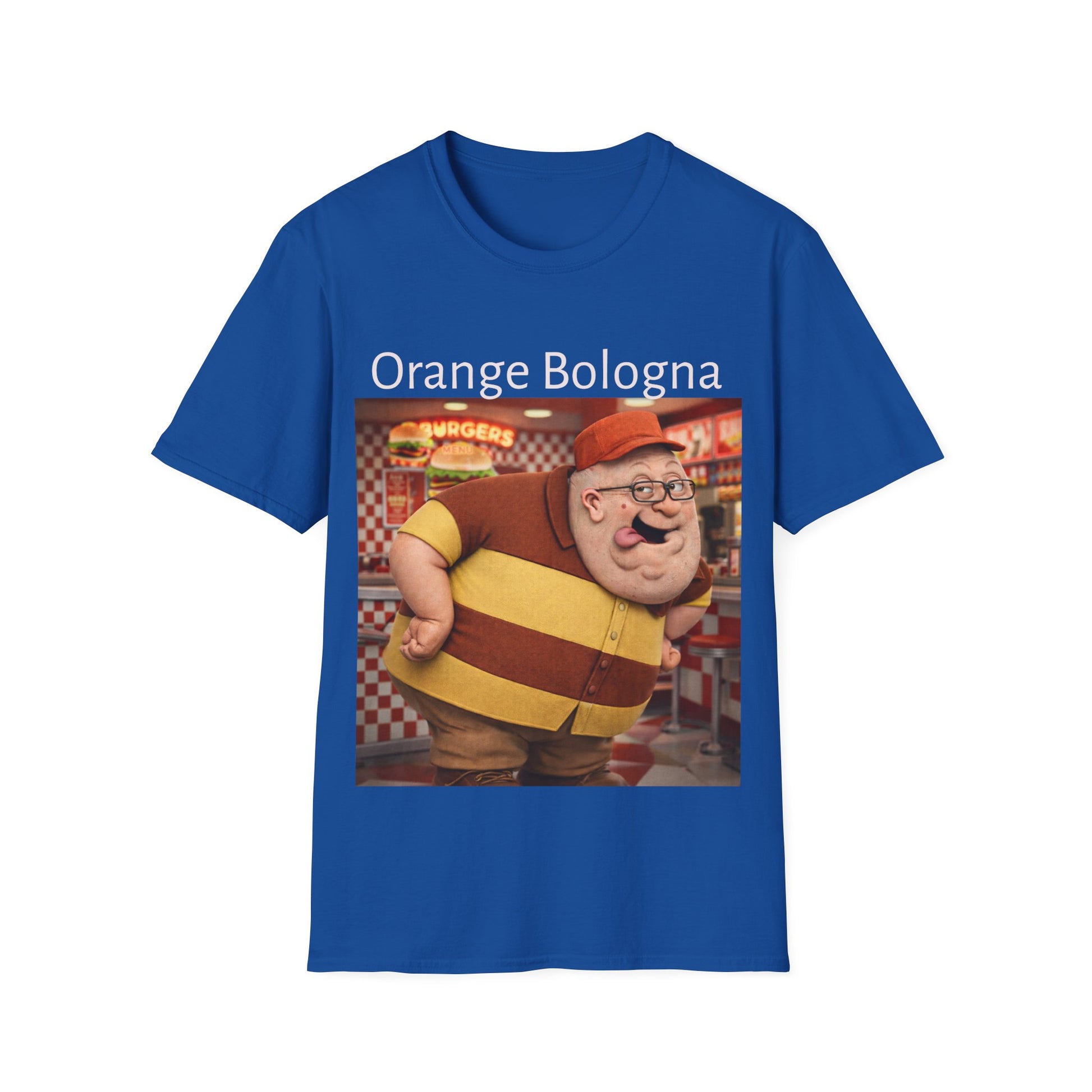 Orange Bologna T-Shirt — Funny Retro Cartoon Graphic Tee