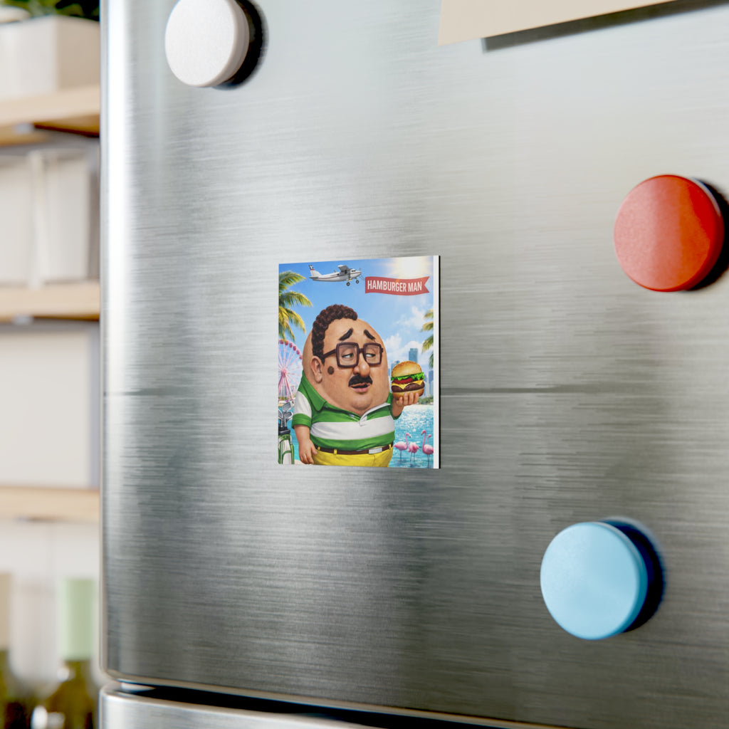 "Marge Made Eggs" Square Magnet - Funny Cartoon Breakfast Fridge Magnet