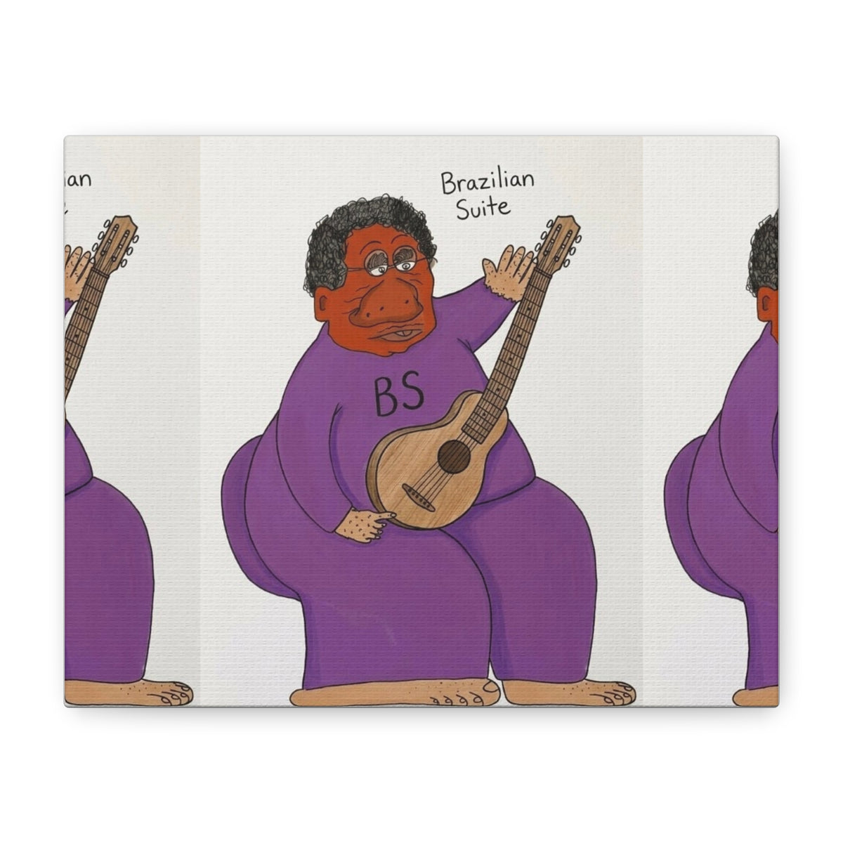 Brazilian Suite Musician Matte Canvas Wall Art