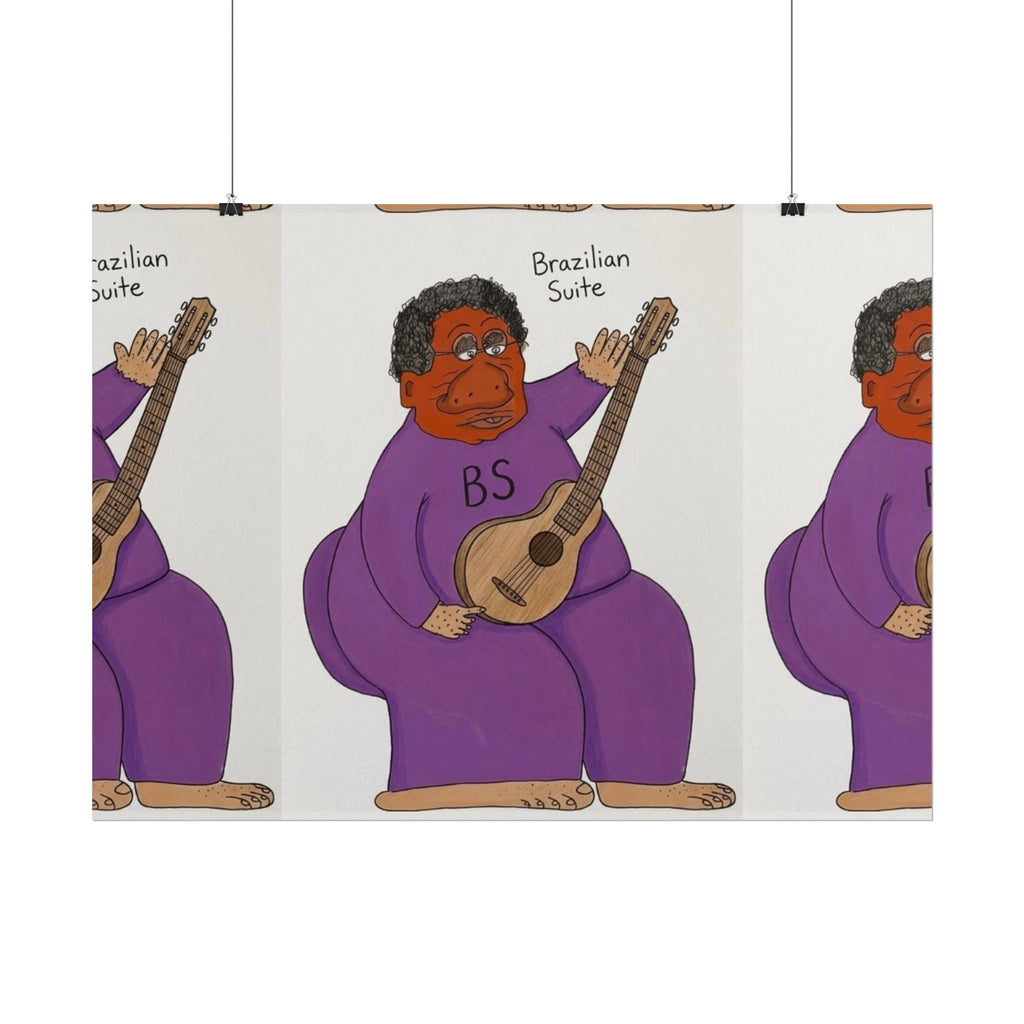 Brazilian Suite Guitarist Rolled Poster