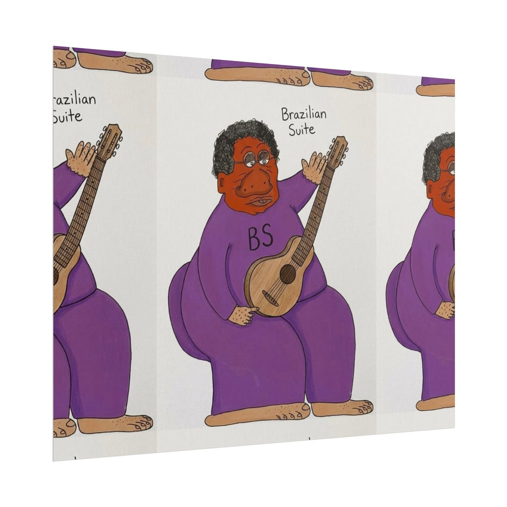 Brazilian Suite Guitarist Rolled Poster