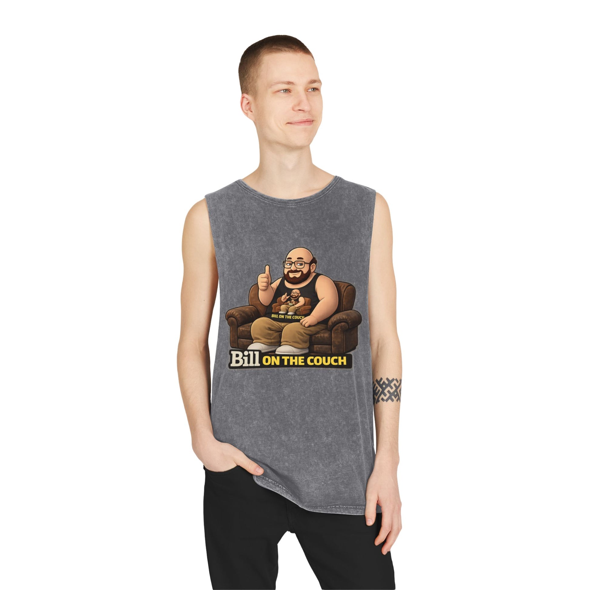 Unisex Stonewash Tank Top