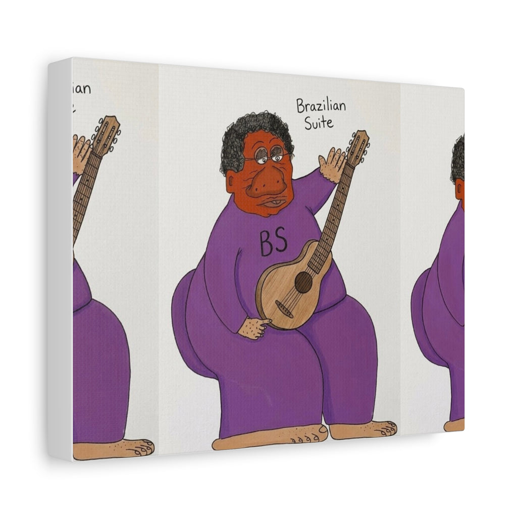 Brazilian Suite Musician Matte Canvas Wall Art