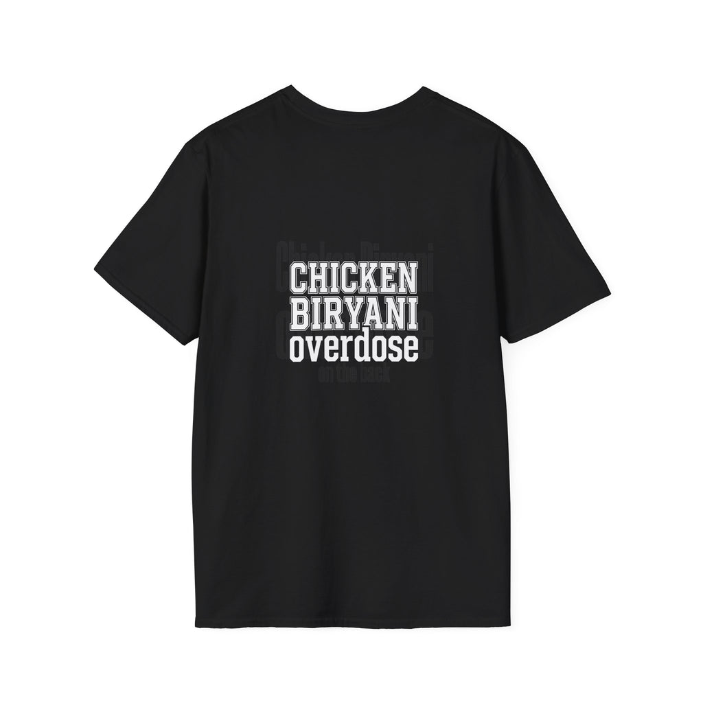Chicken Biryani Overdose T-Shirt — Funny Food Cartoon Tee