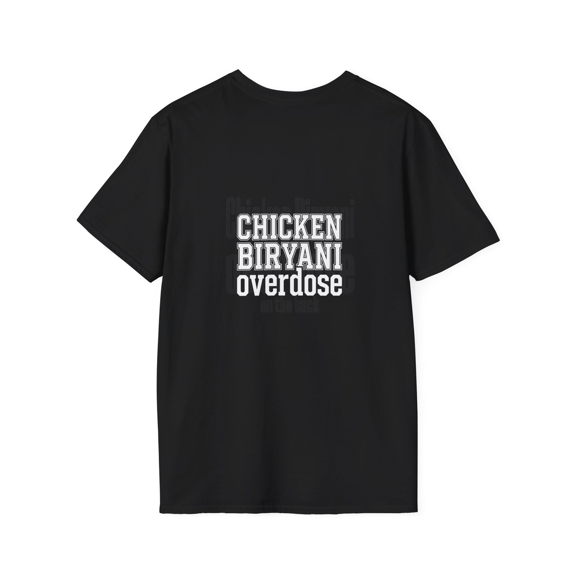 Chicken Biryani Overdose T-Shirt — Funny Food Cartoon Tee