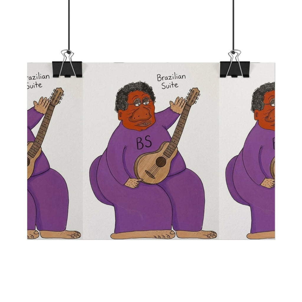 Brazilian Suite Guitarist Rolled Poster
