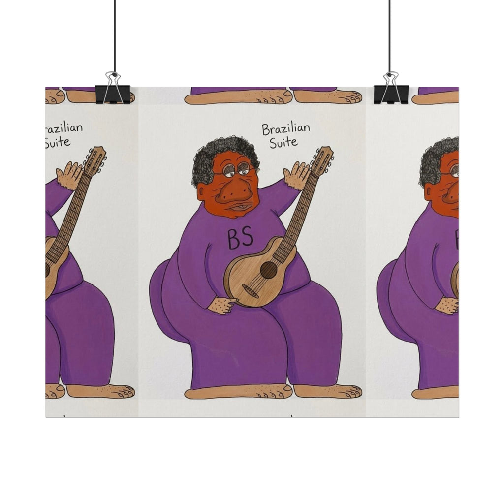 Brazilian Suite Guitarist Rolled Poster