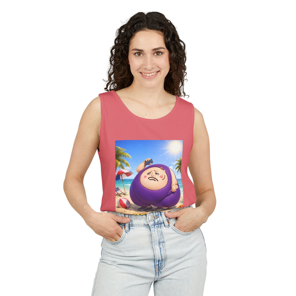 Beach Bummer Tank Top — Funny Summer Vacation Graphic Tank