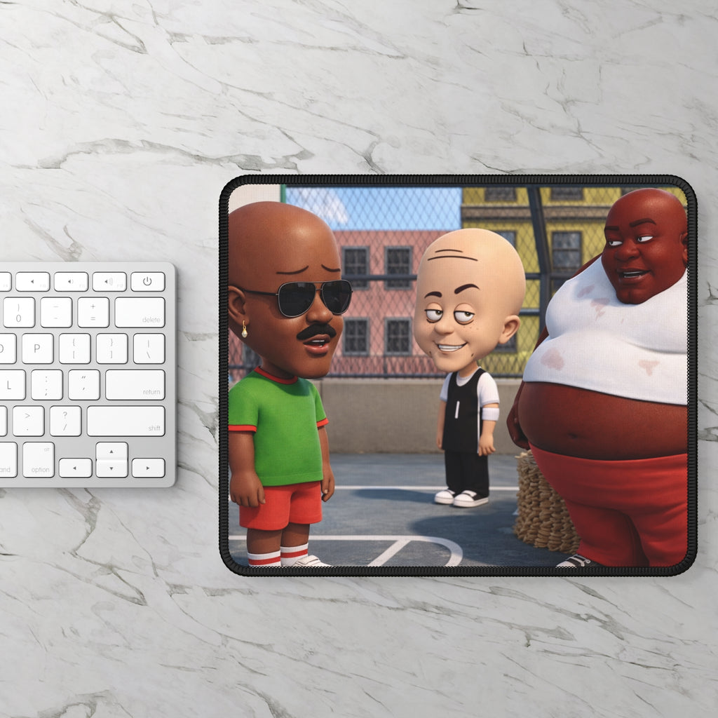 Gaming Mouse Pad — Cartoon Street Crew Design