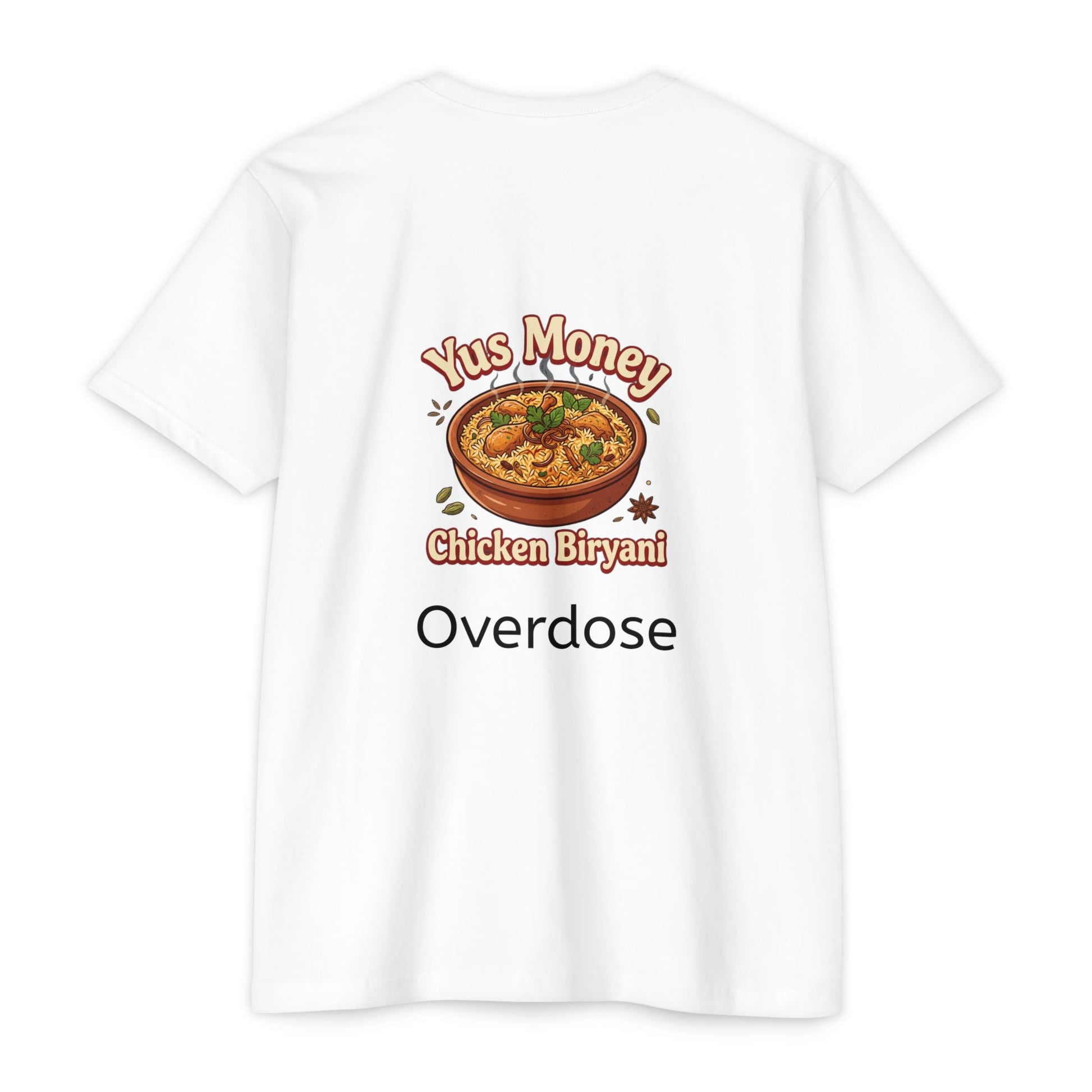 Chicken Biryani 'Overdose' T-Shirt — Funny Foodie Graphic Tee